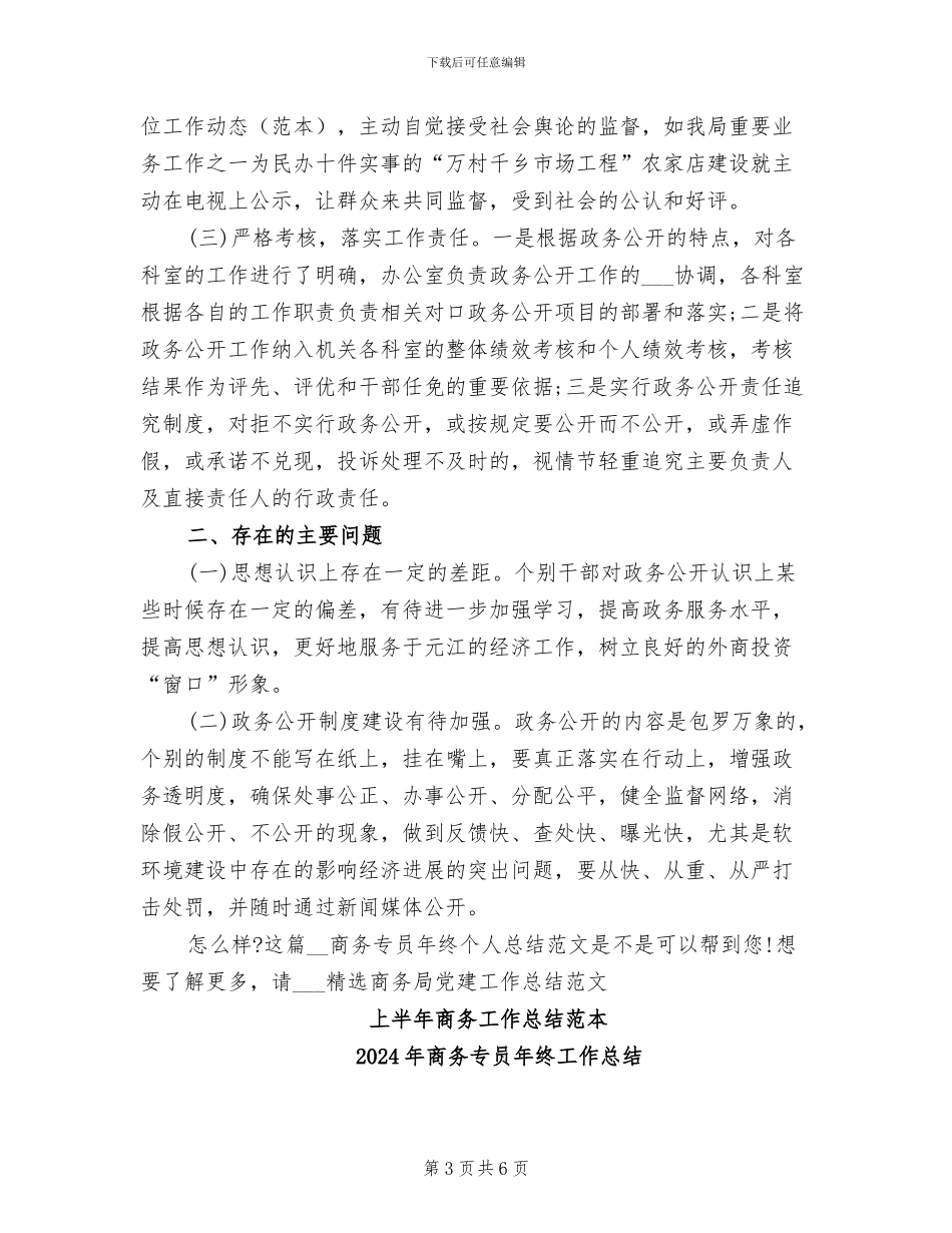 2024年商务专员年终个人总结范文_第3页