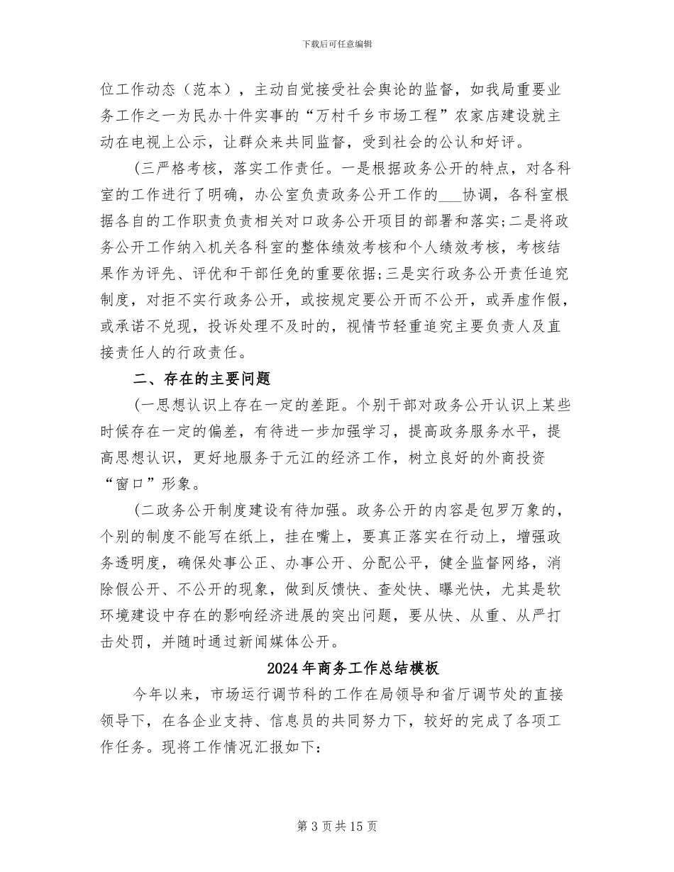 2024年商务工作总结样本_第3页