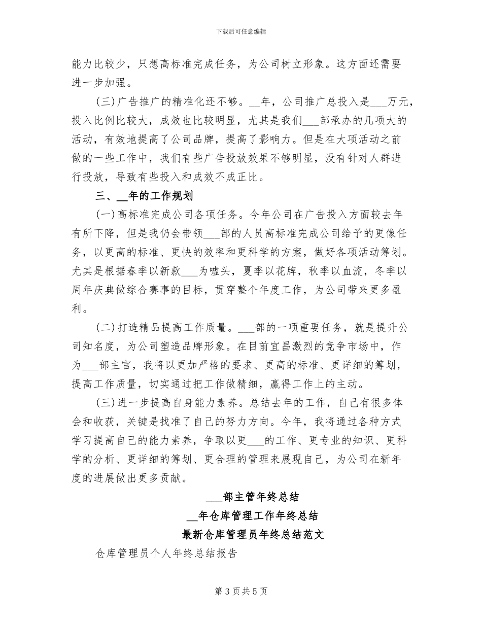 2024年商务部主管年终总结_第3页