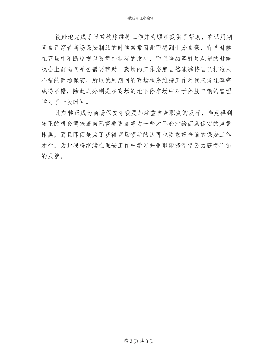 2024年商场保安年终总结_第3页