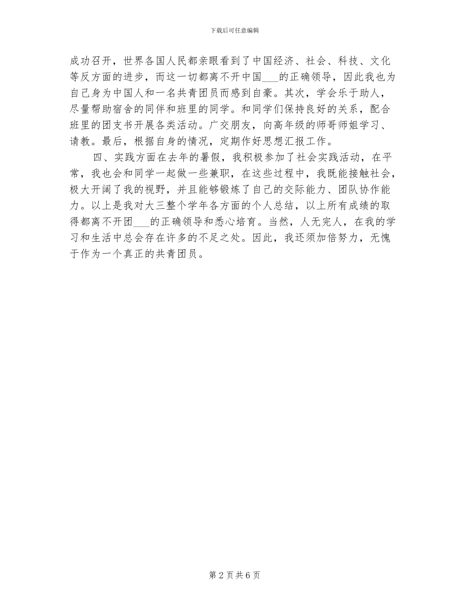 2024年团员年终小结范本_第2页