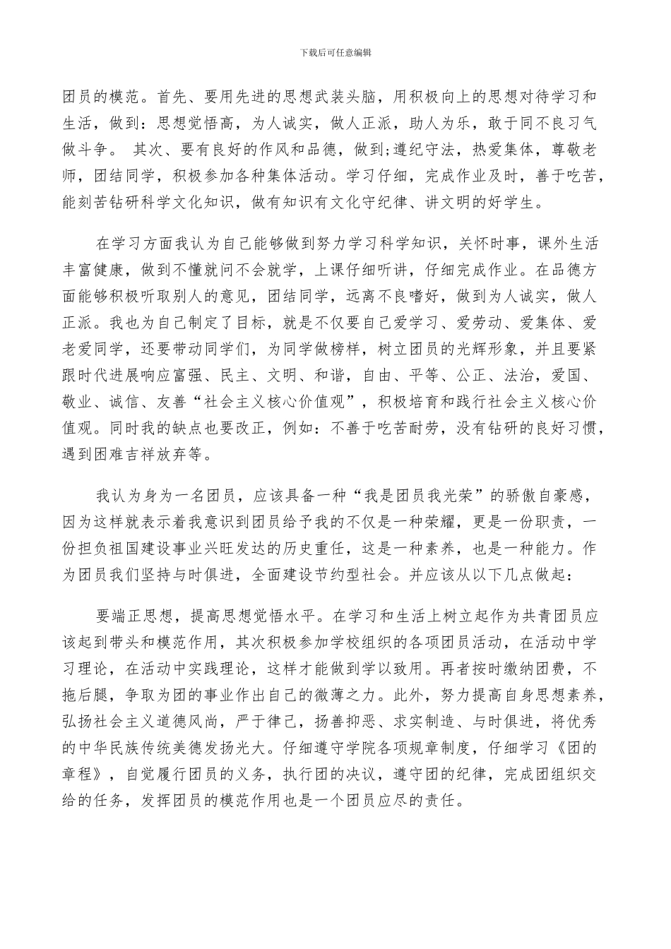 2024年团员年终评议的个人总结_第2页