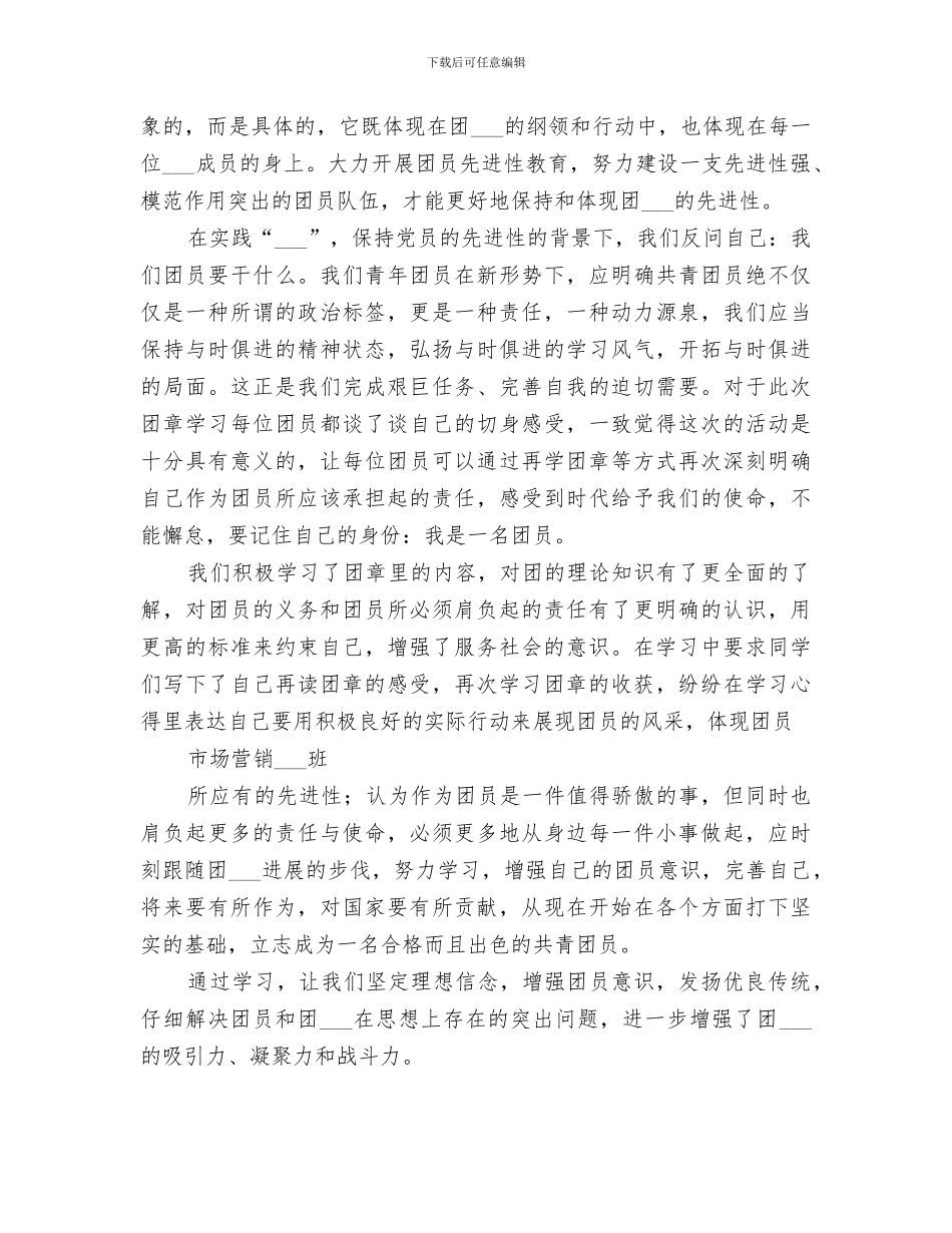 2024年团章学习总结范本_第3页