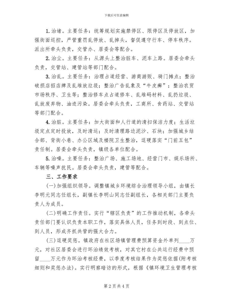 2024年城乡环境综合治理工作方案_第2页