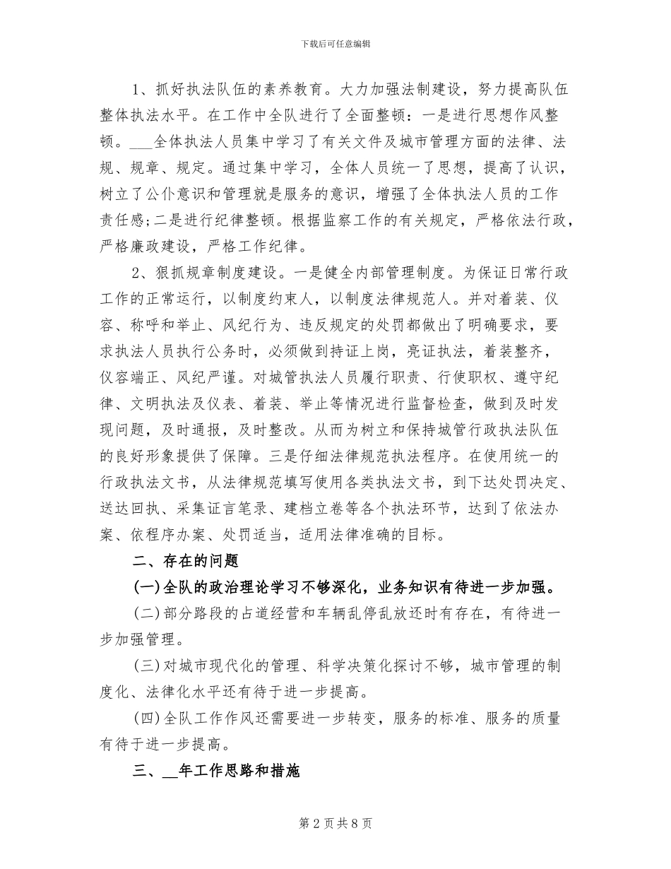 2024年城管年度总结_第2页