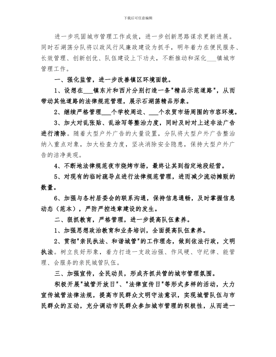 2024年城管年终工作总结范本_第3页