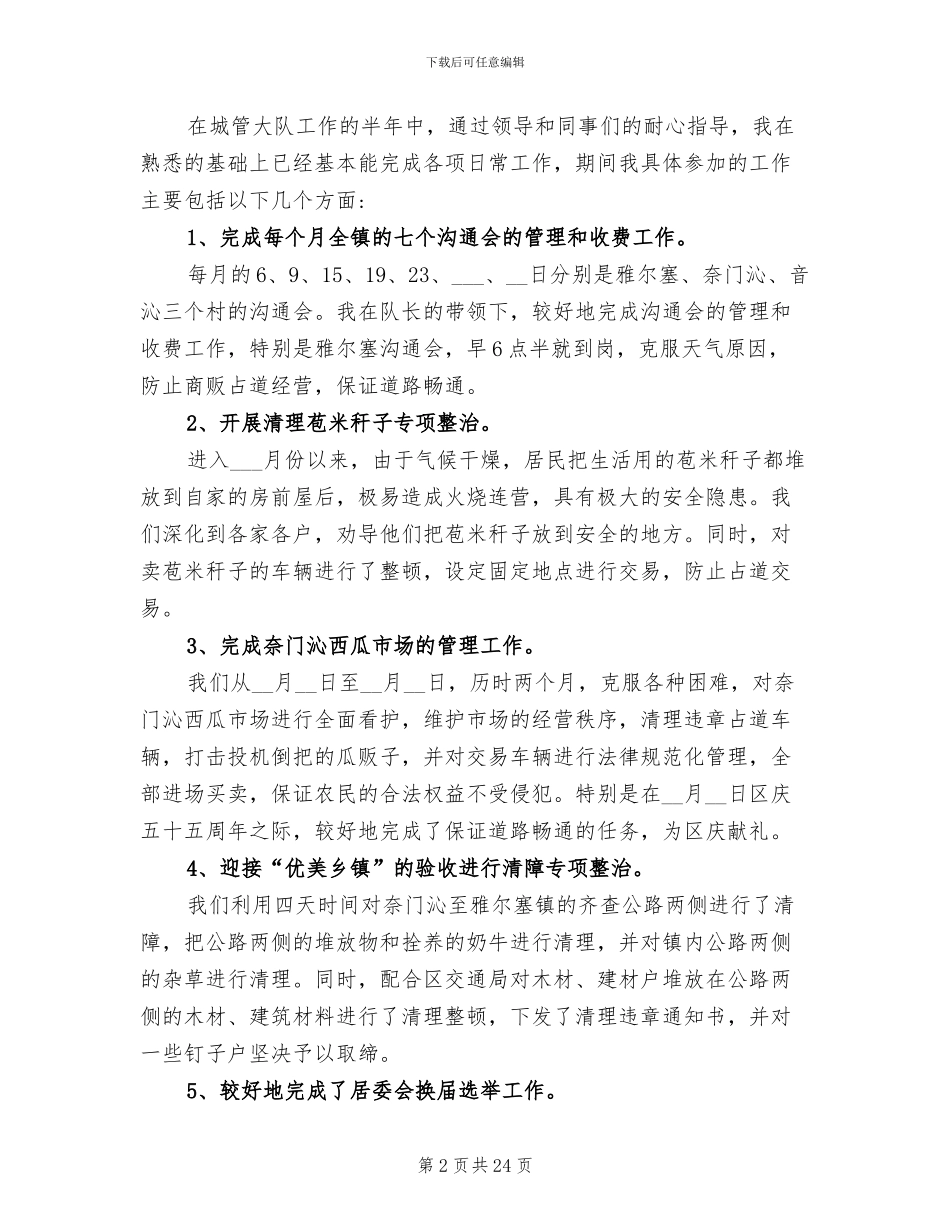 2024年城管年终总结_第2页