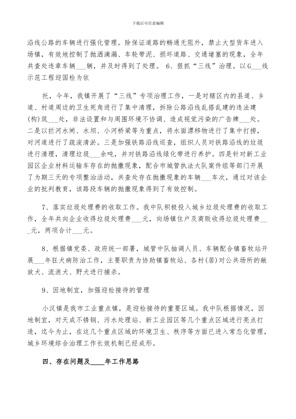 2024年城管建设大队工作总结_第3页