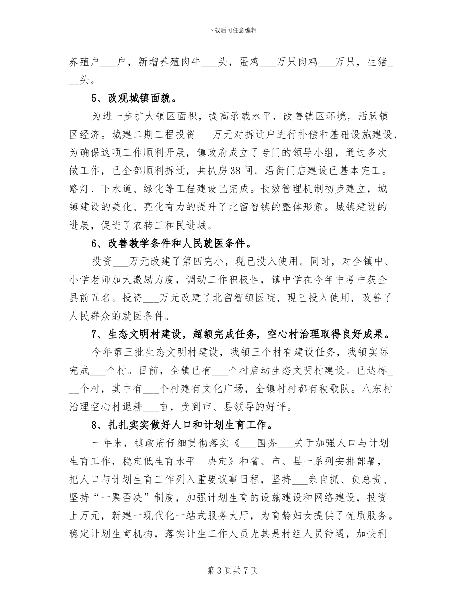 2024年城镇年终工作总结与计划_第3页