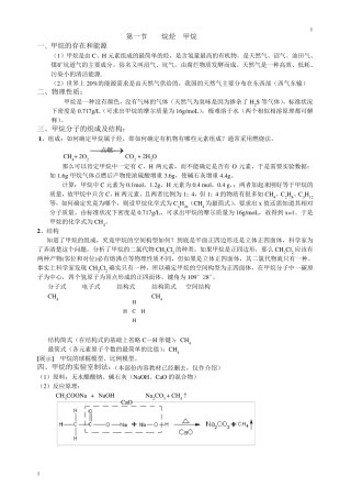 烷烃知识点总结