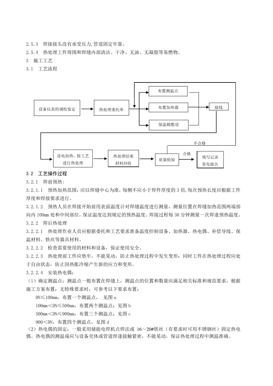焊前预热及焊后热处理施工工艺标准_第2页