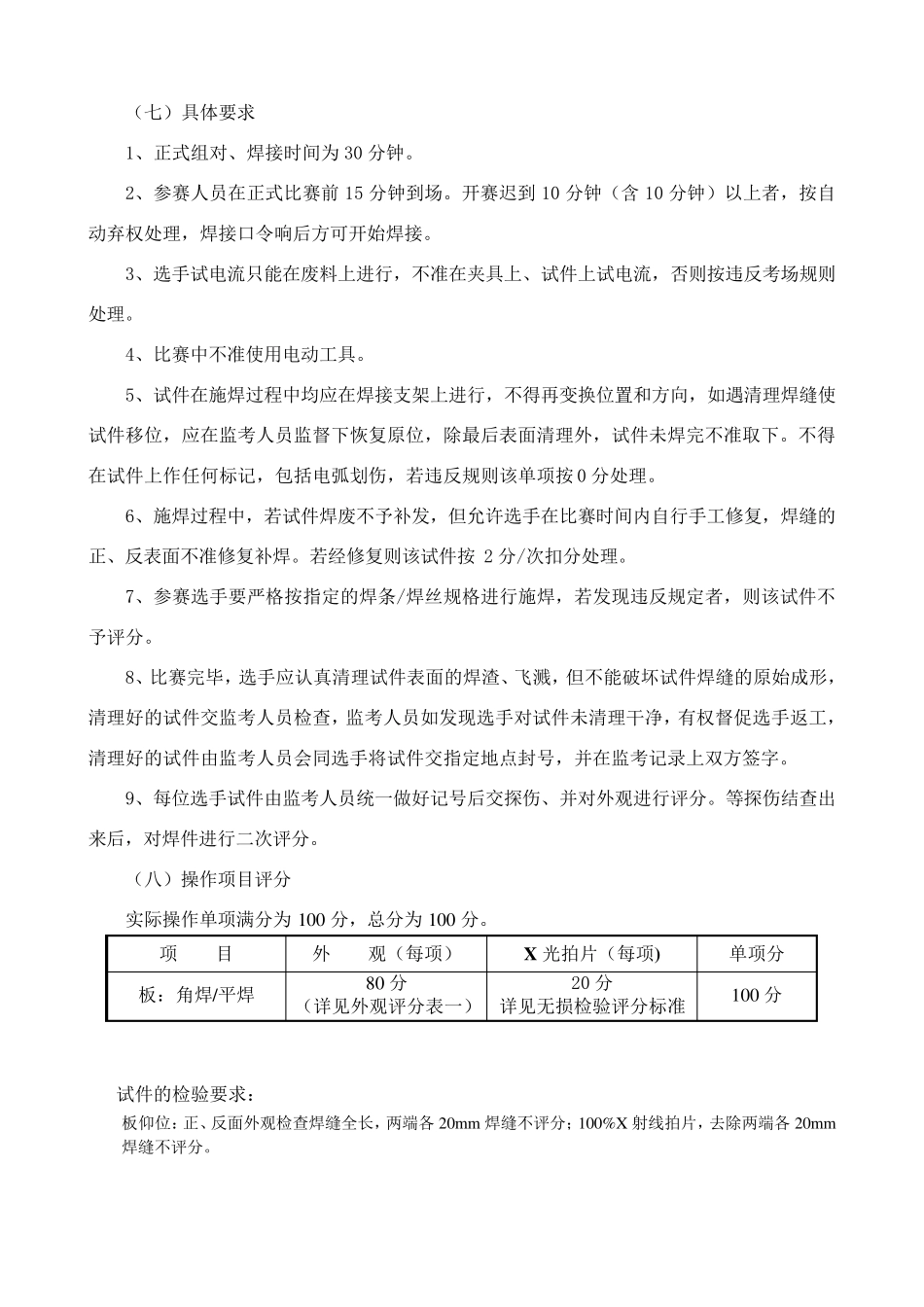 焊工操作技能比赛评分标准_第3页