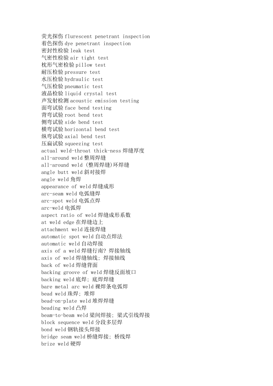 焊接专业术语中英对照_第2页