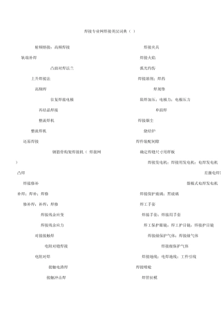 焊接专业网焊接英汉词典3