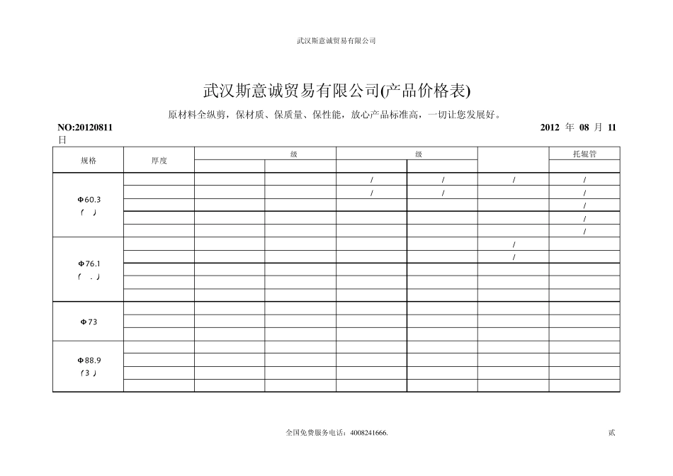 焊管价格表大全_第2页