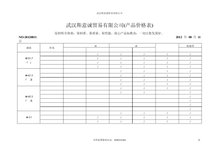 焊管价格表大全