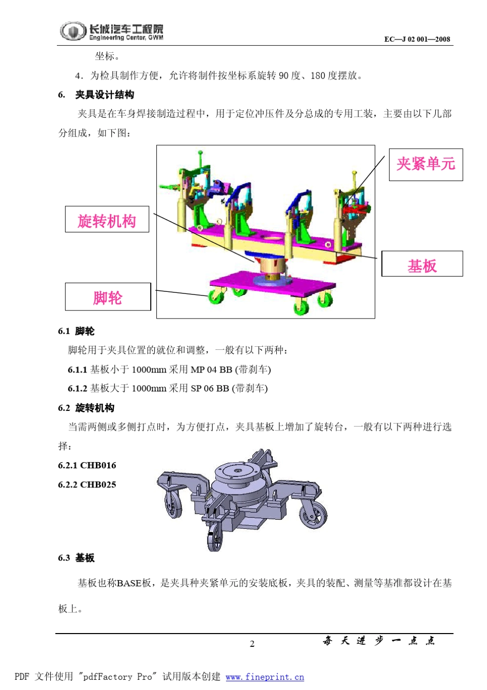焊装夹具设计技术规范_第2页