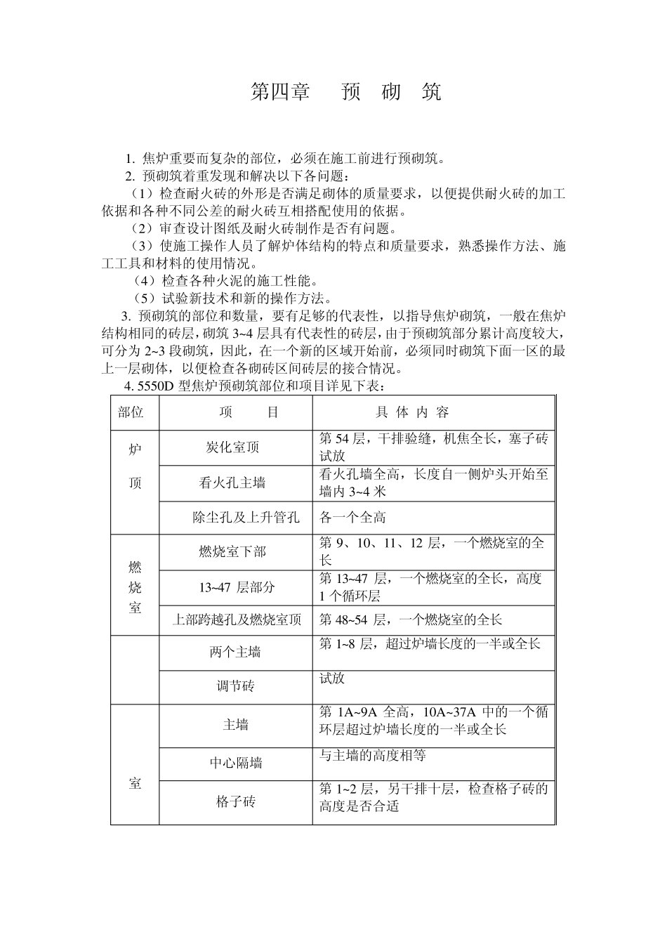 焦炉砌筑规程_第3页
