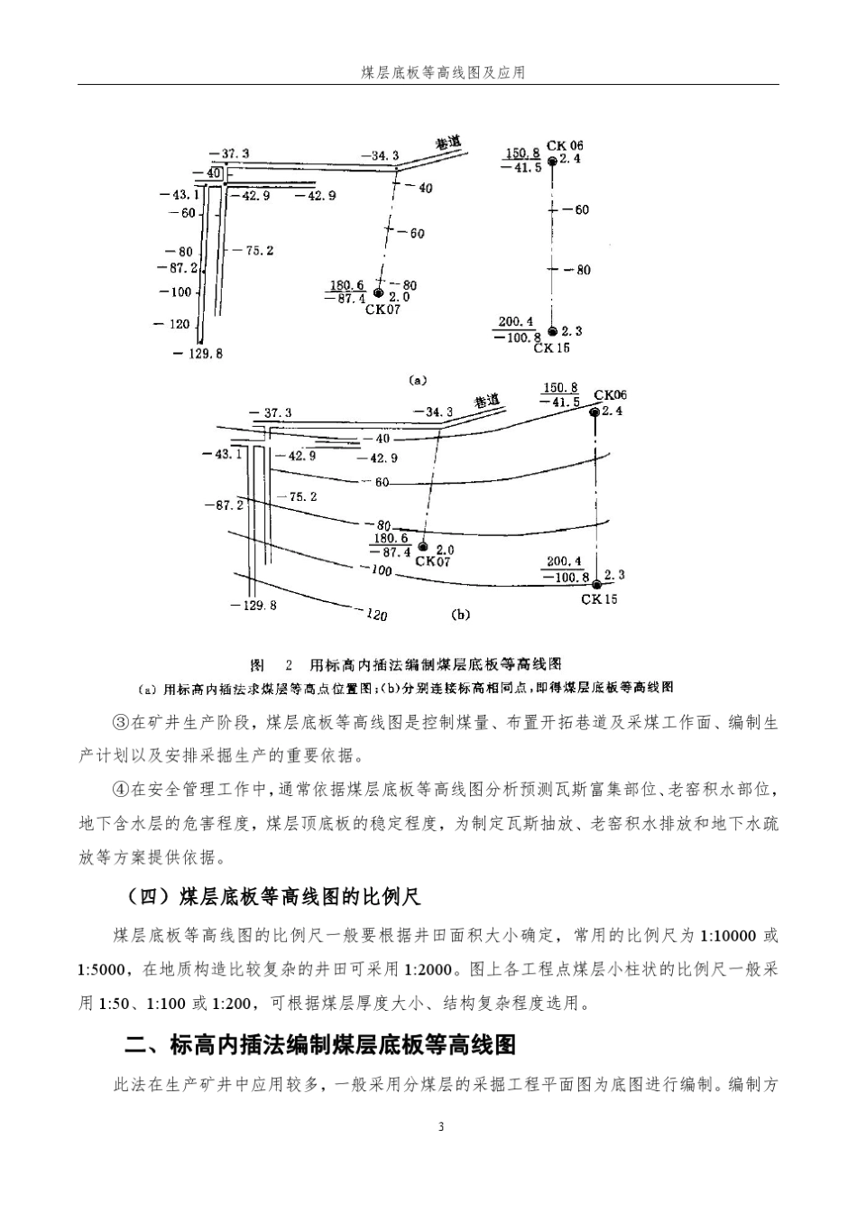 煤层底板等高线图及应用_第3页