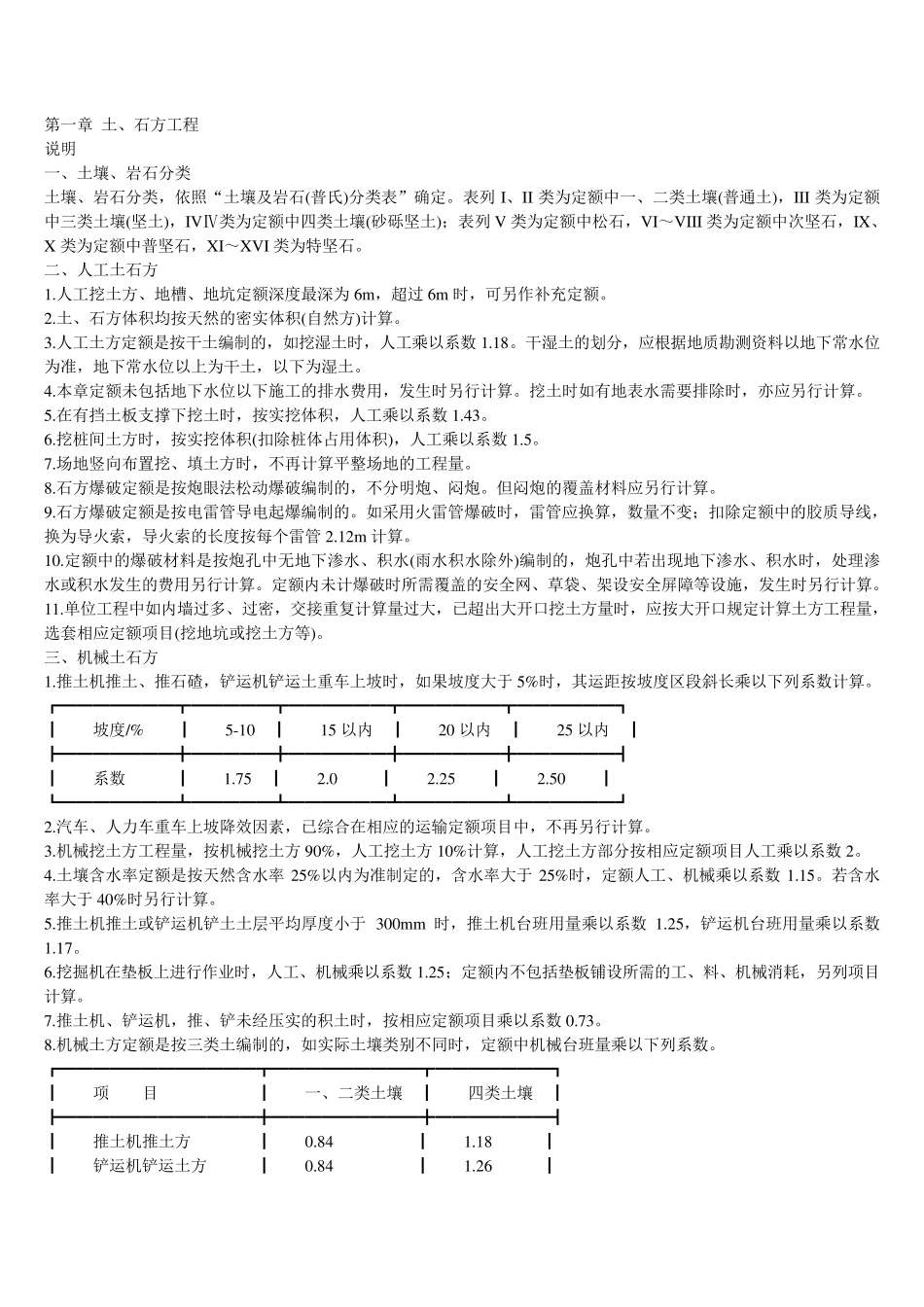 煤炭2007定额说明_第1页
