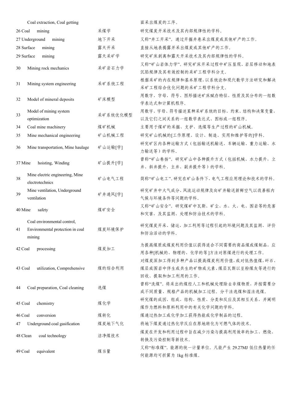 煤炭科技术语_第2页