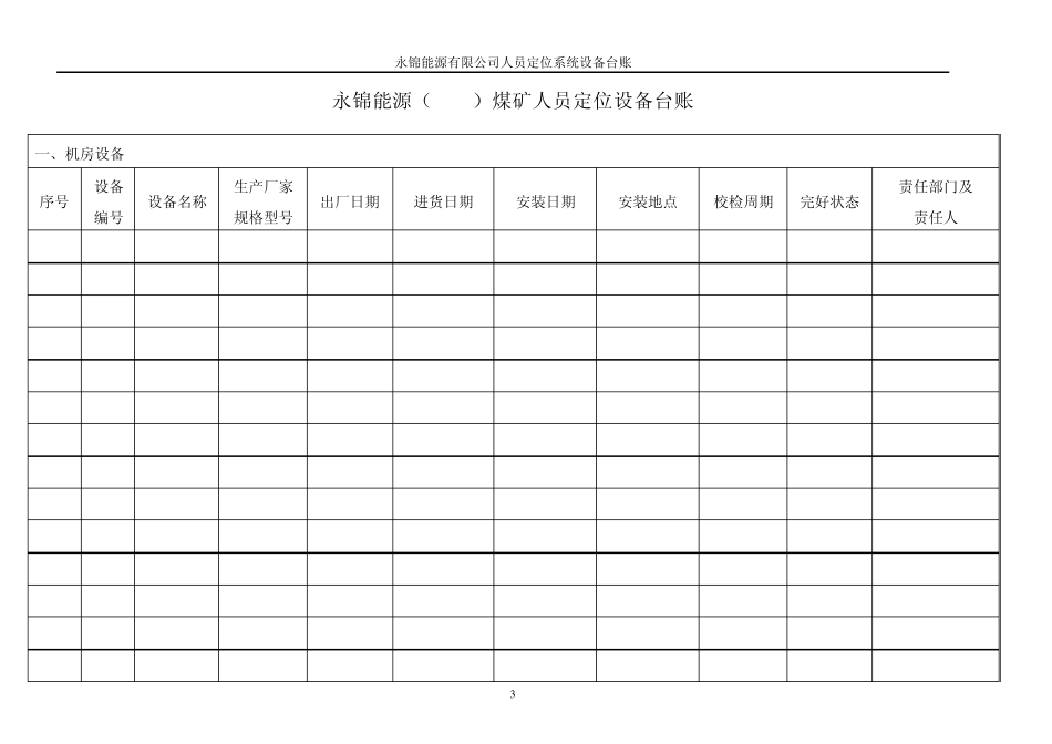 煤矿人员定位系统设备台账_第3页