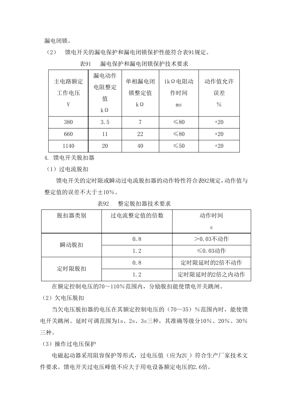 煤矿机电设备检修规范(检修标准)_第3页