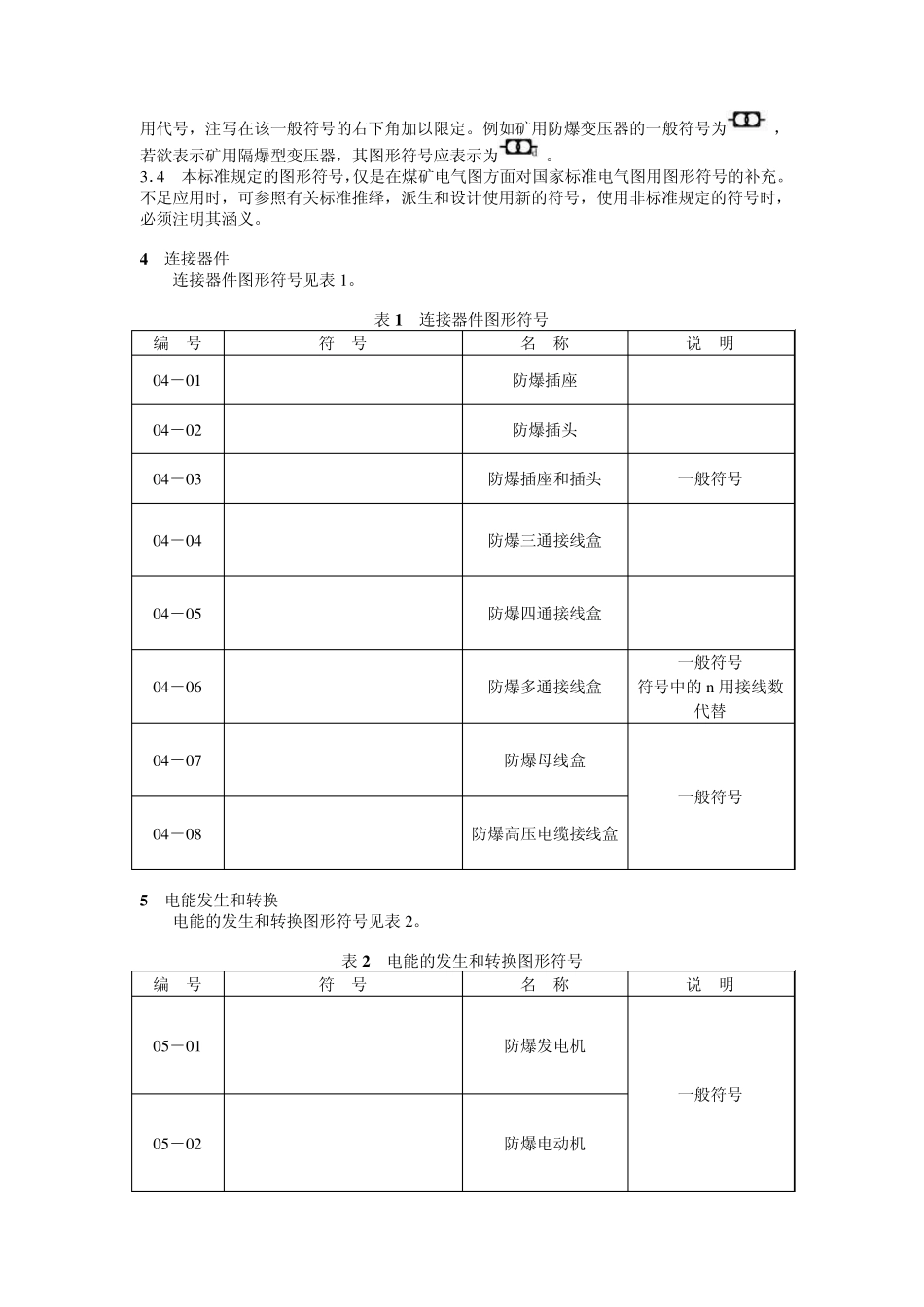 煤矿电气绘图专用图形符号_第2页