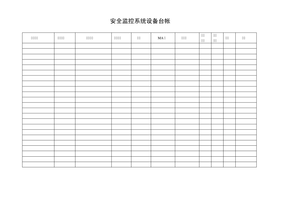 煤矿监控报表模版_第3页