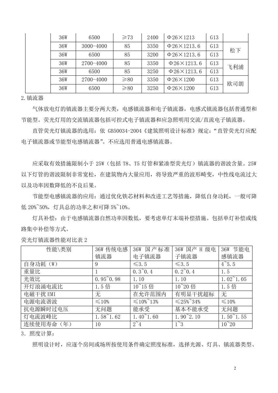 照度、照明功率密度计算法_第2页