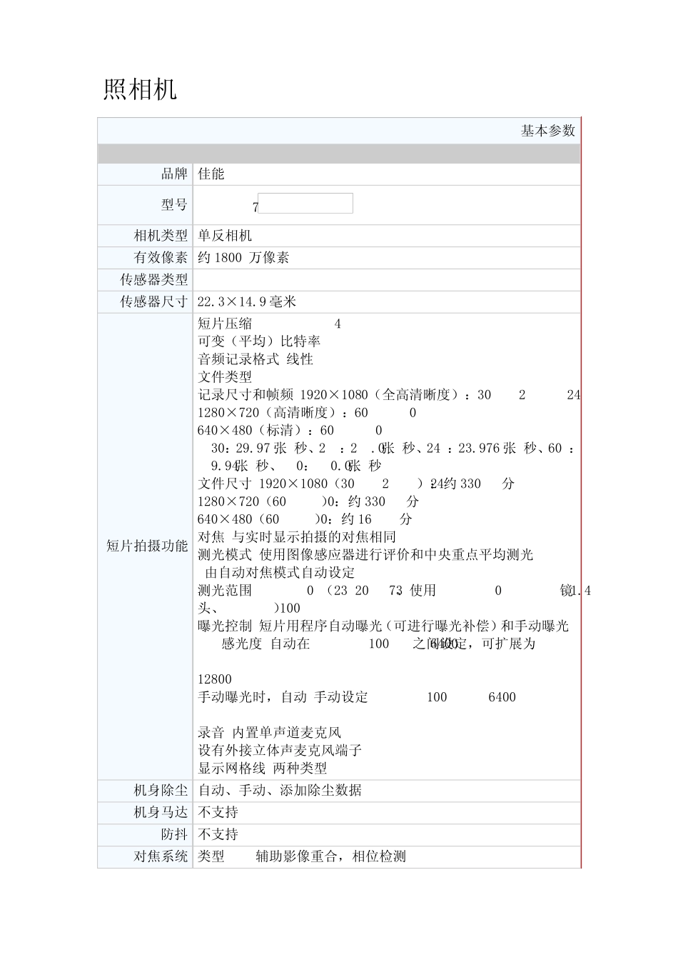 照相机,摄像机型号及报价_第1页