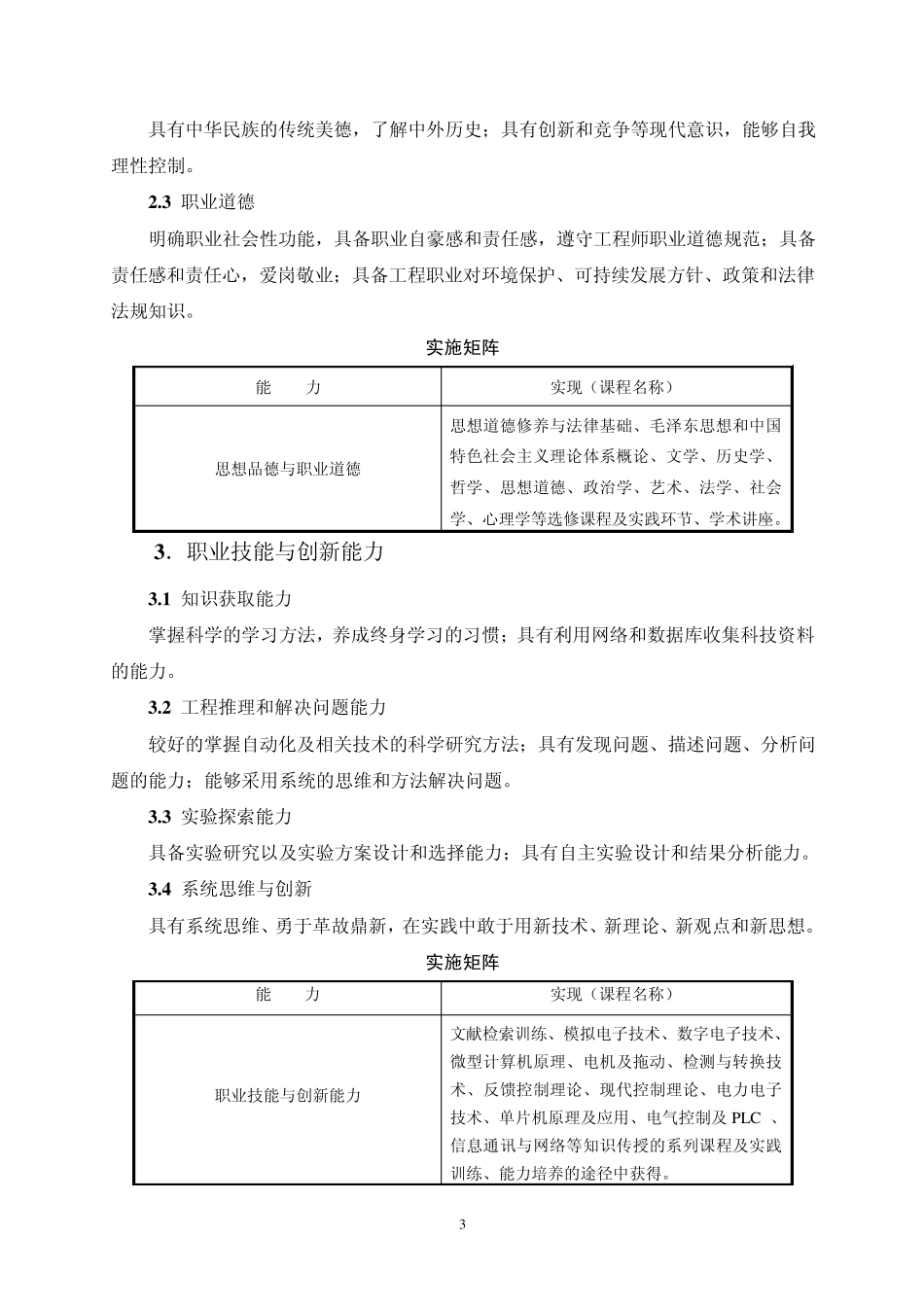 燕山大学自动化专业“卓越工程师”本科_第3页