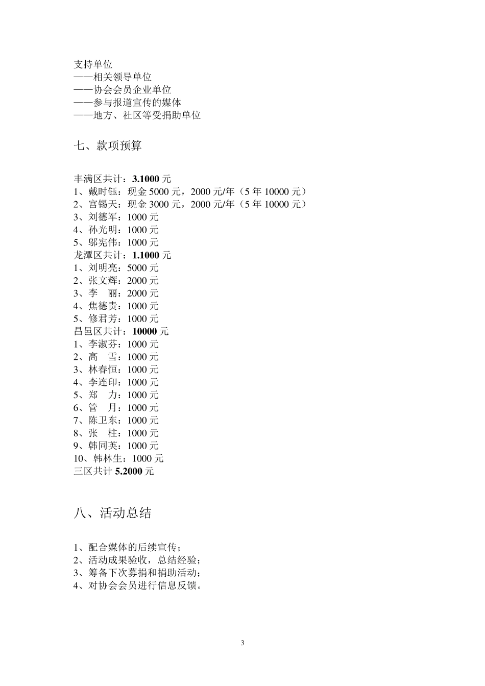 爱心公益活动方案_第3页