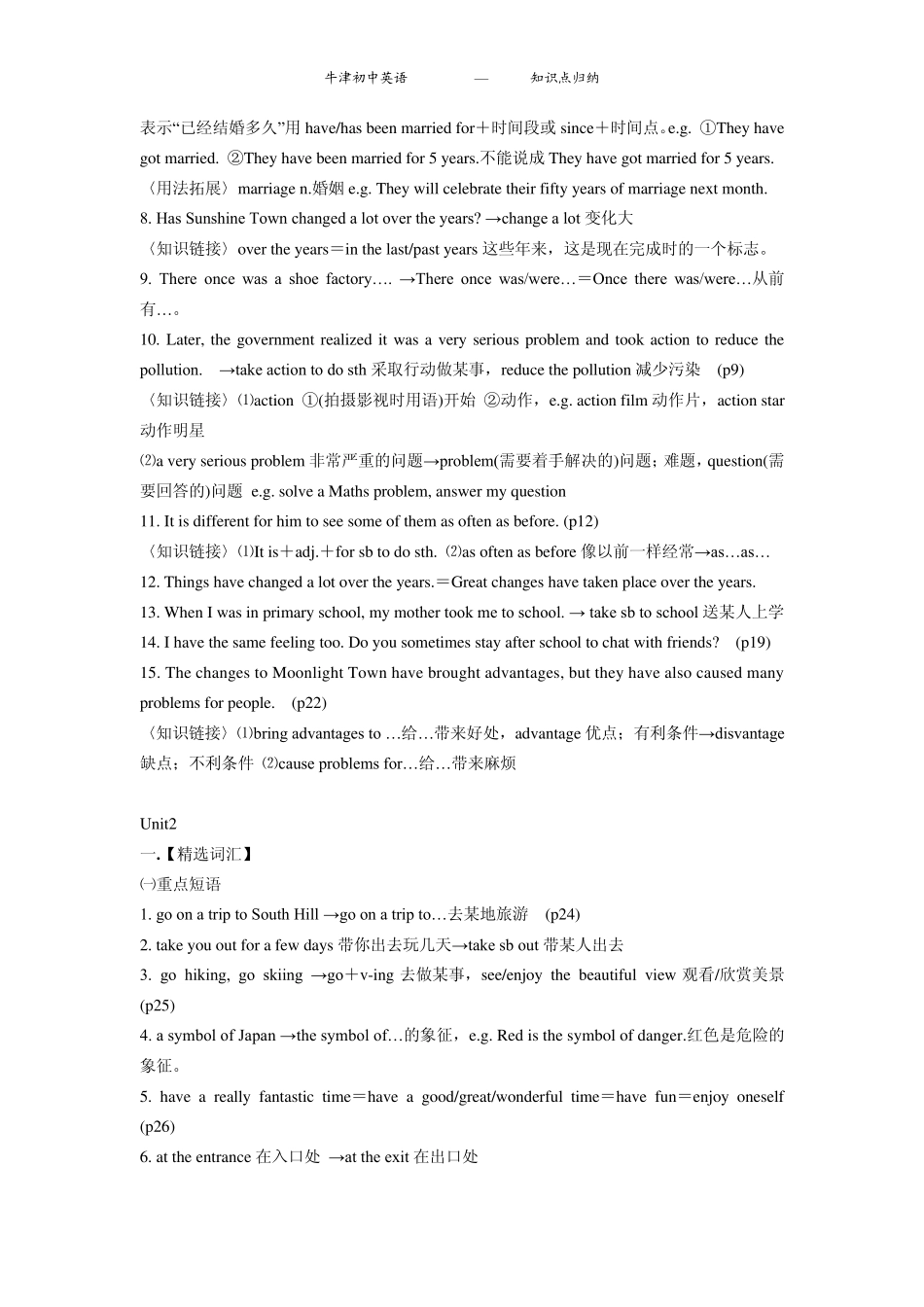 牛津初中英语8B知识点归纳_第3页