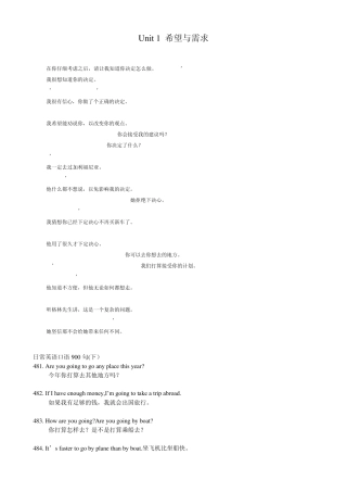 牛津商务英语口语1000句