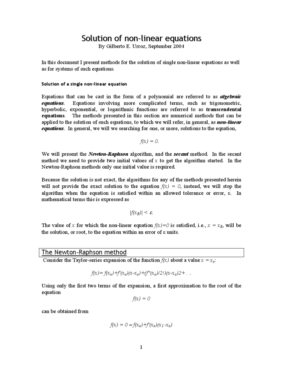 牛顿法Matlab程序_第1页