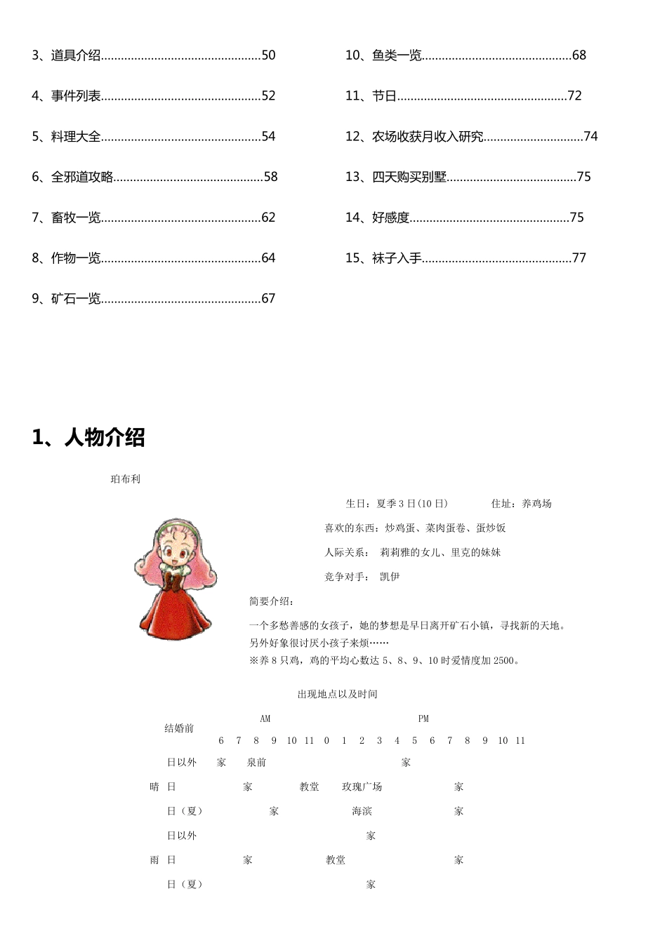 牧场物语矿石镇的伙伴们攻略大全_第2页