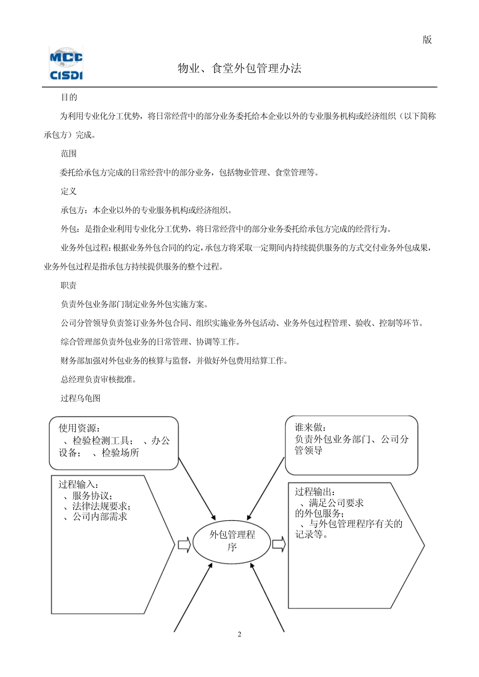 物业、食堂外包管理办法_第3页