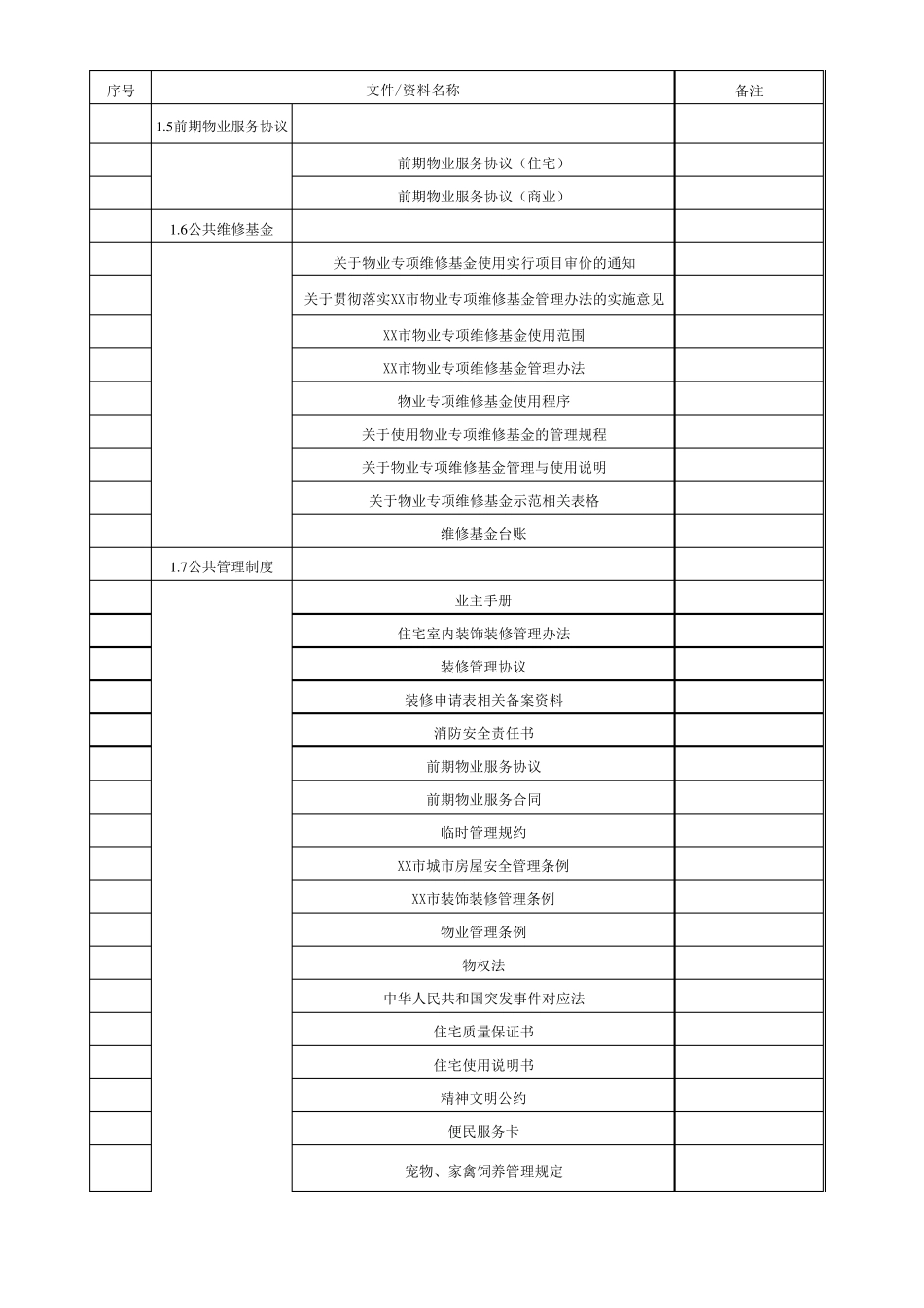 物业创优资料目录参考_第3页