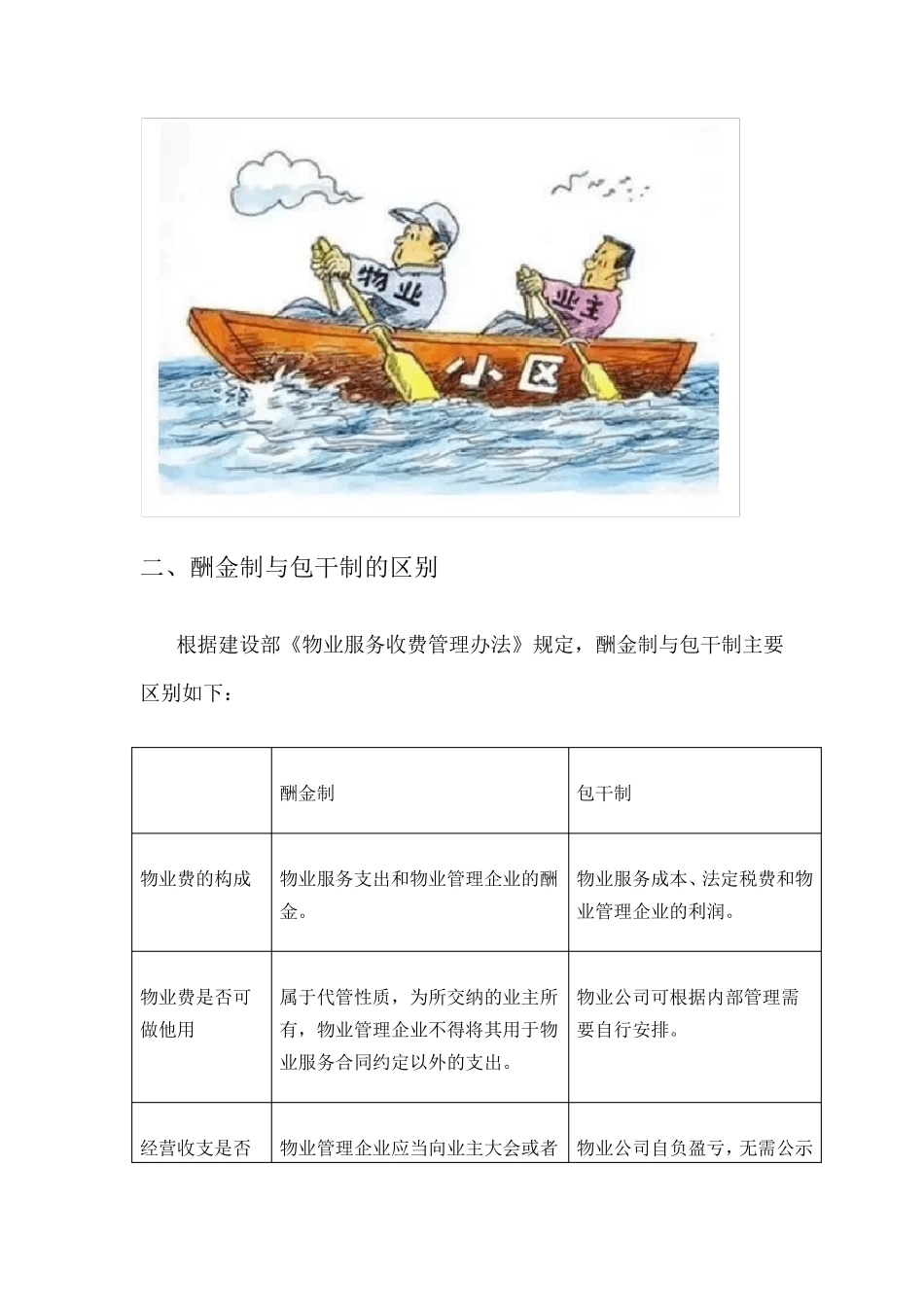 物业包干制与酬金制解析_第2页