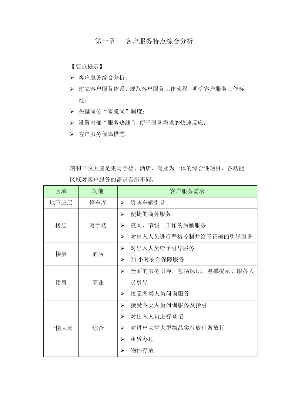 物业客服管理方案_第2页