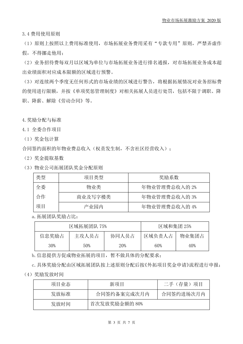 物业市场拓展激励方案_第3页