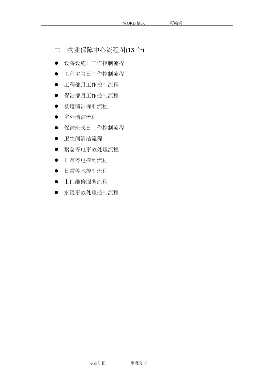 物业管理()工作流程图_第2页