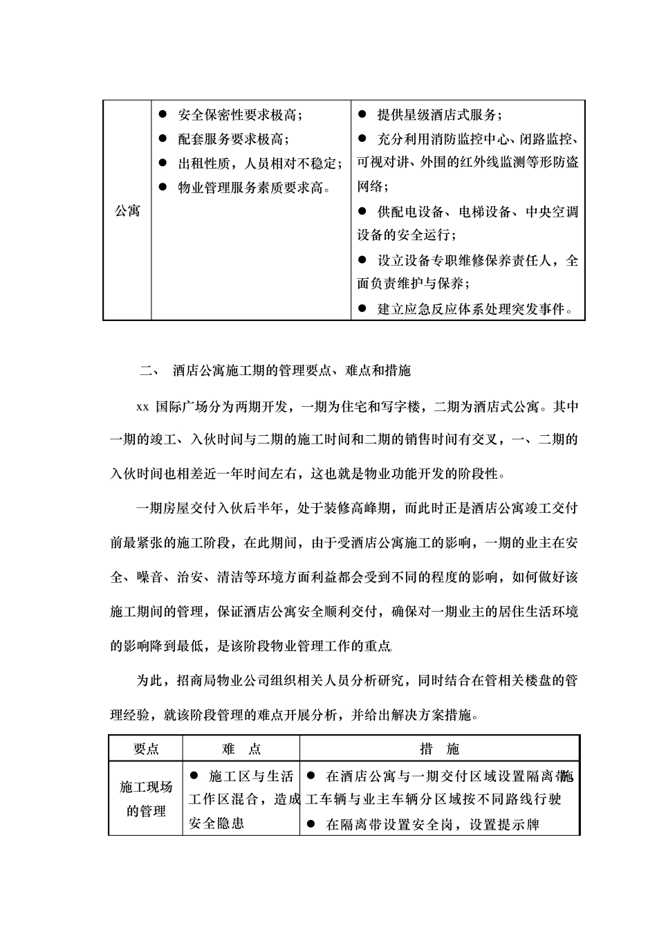 物业管理日常服务要点、难点和措施_第3页