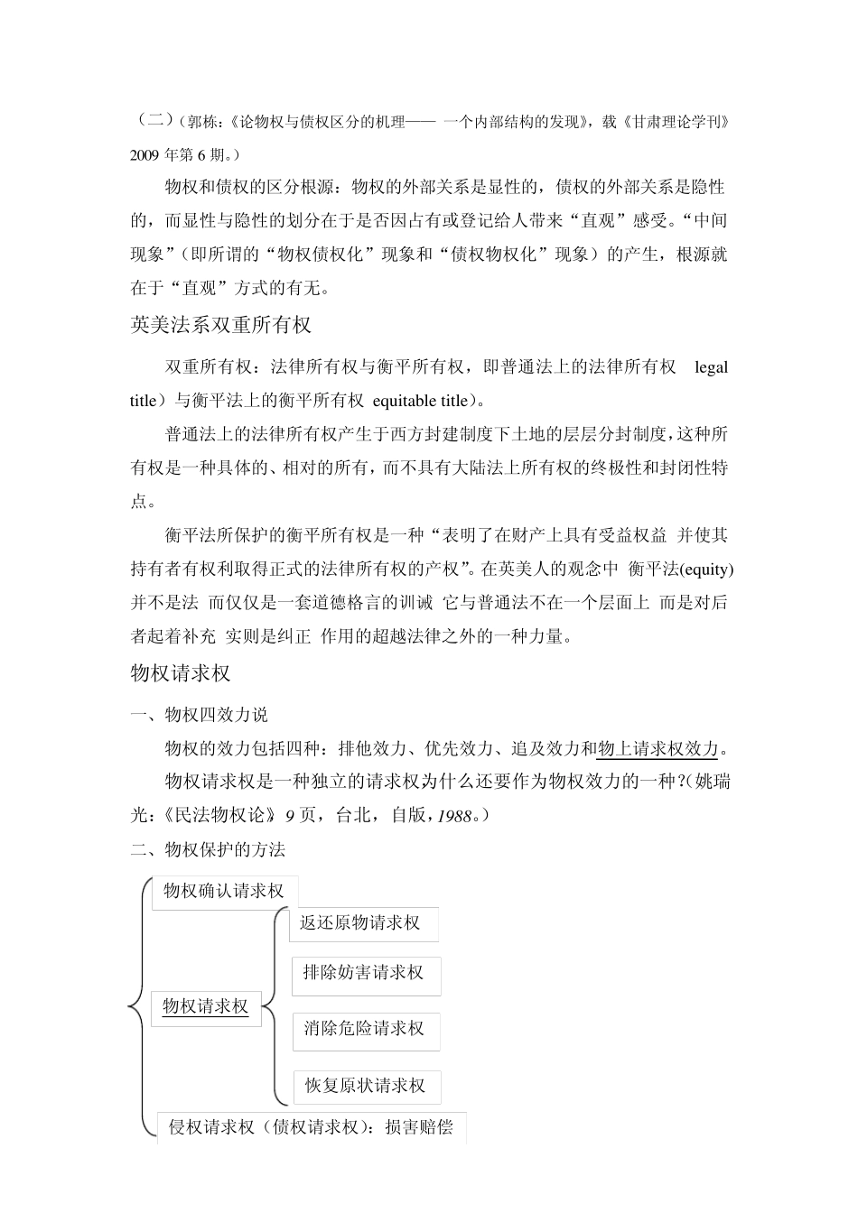 物权法(读书笔记)_第2页