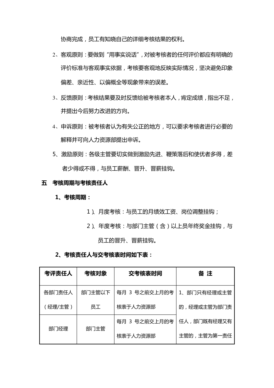 物流公司绩效考核制度_第3页