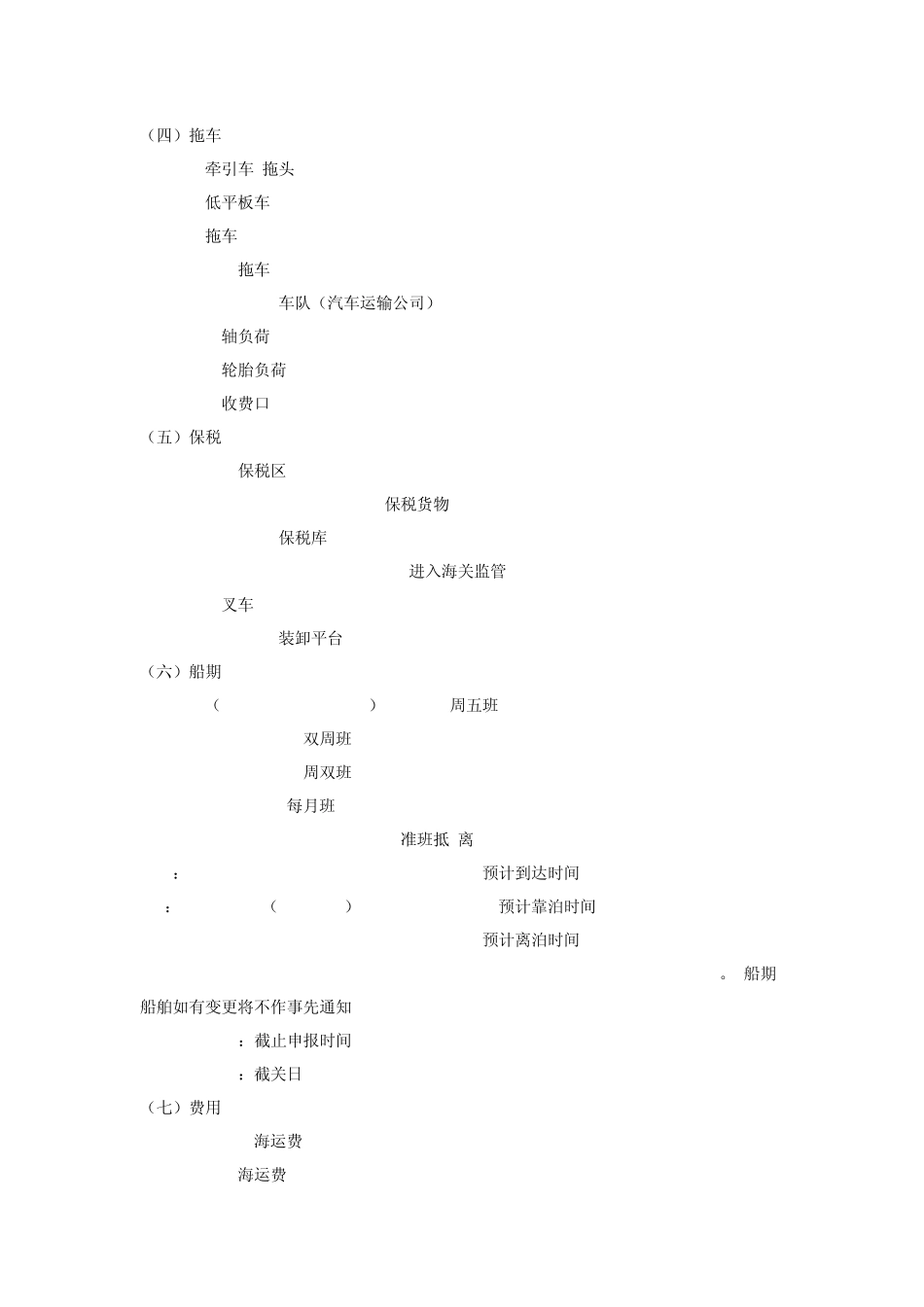 物流常用英语_第2页