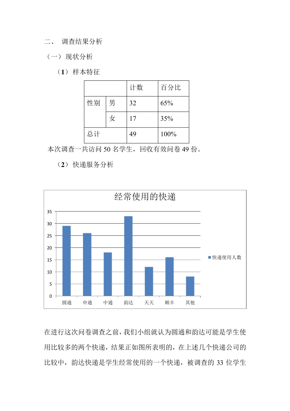 物流管理问卷分析_第3页