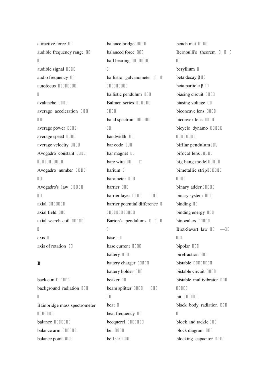物理专业词典_第3页