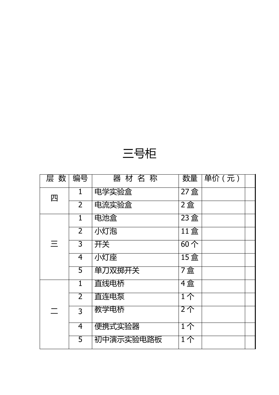 物理试验室器材登记表_第3页